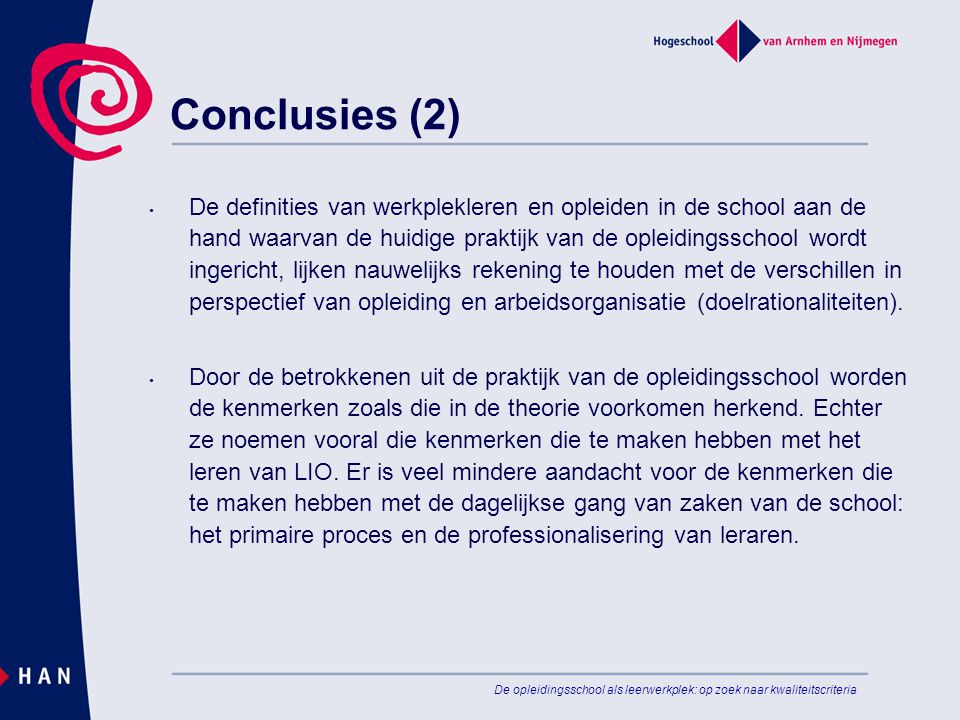 Conclusies (2)