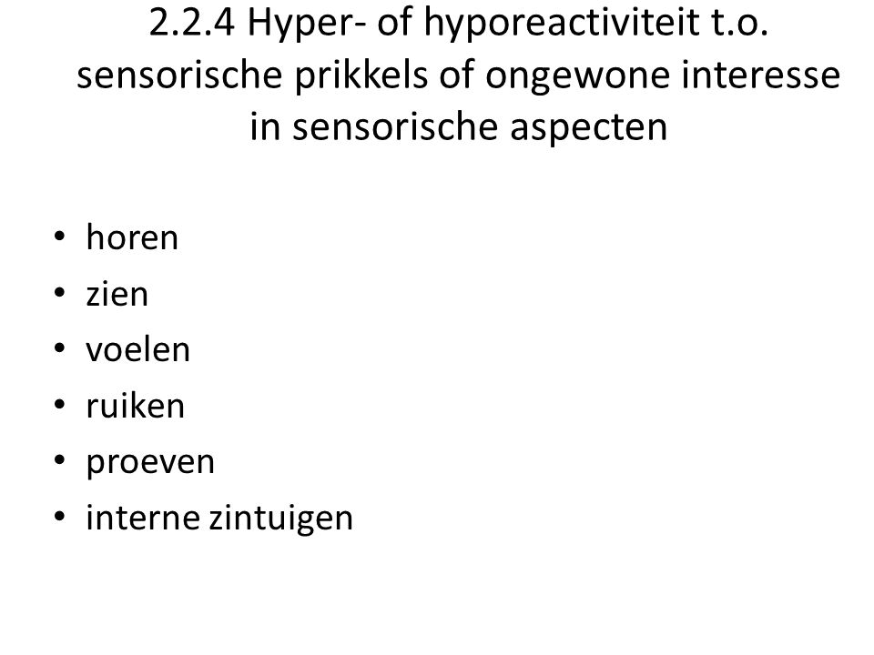 Hyper- of hyporeactiviteit t. o
