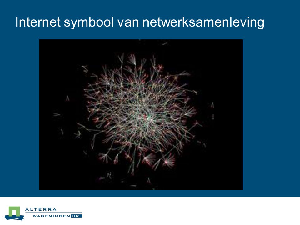 Internet symbool van netwerksamenleving