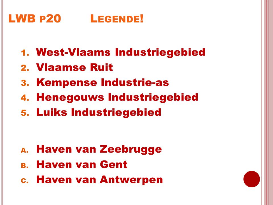 LWB p20 Legende! West-Vlaams Industriegebied Vlaamse Ruit