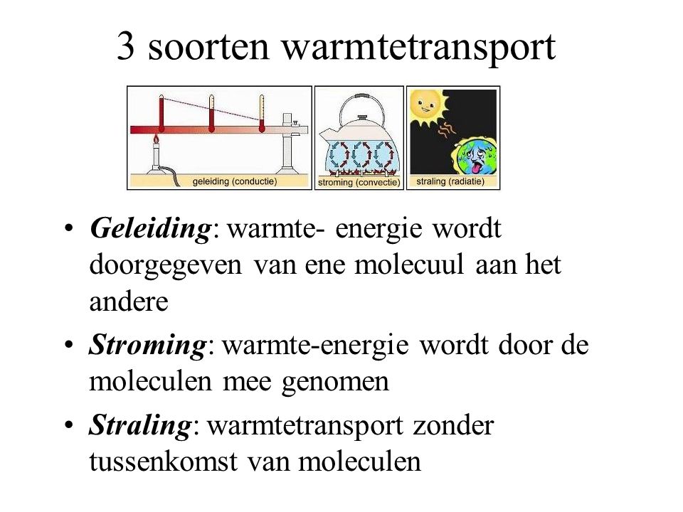 3 soorten warmtetransport