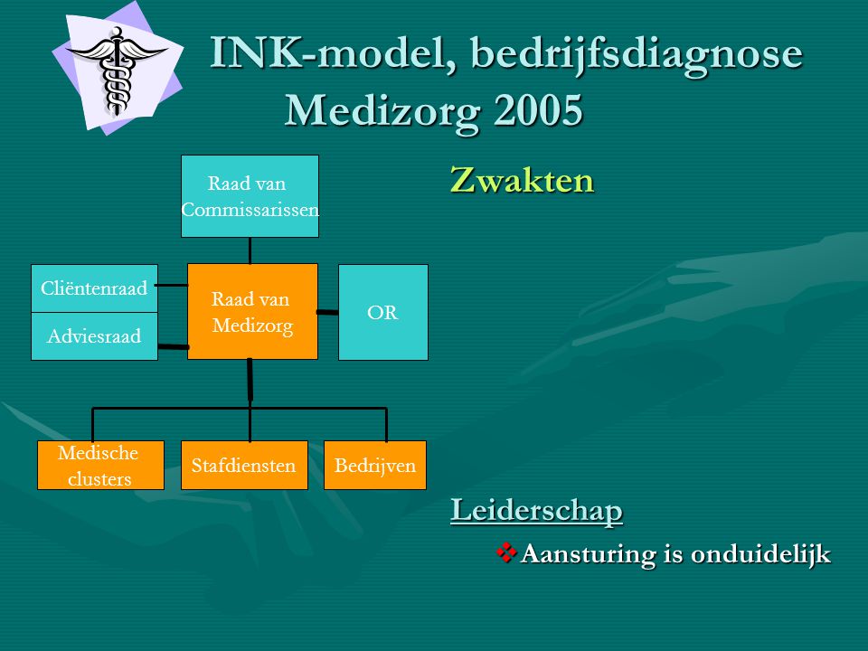 INK-model, bedrijfsdiagnose Medizorg 2005