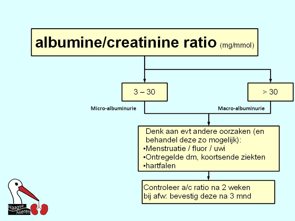 Micro-albuminurie Macro-albuminurie