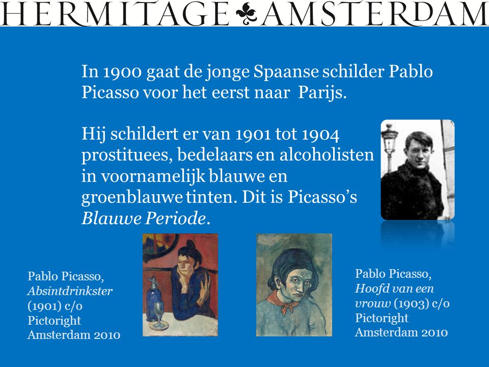 In 1900 gaat de jonge Spaanse schilder Pablo Picasso voor het eerst naar Parijs.