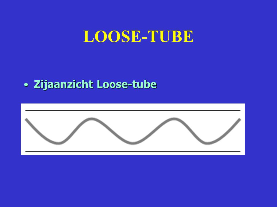 LOOSE-TUBE Zijaanzicht Loose-tube