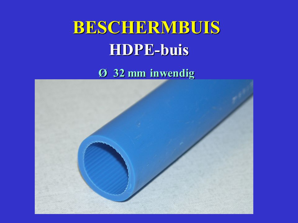 BESCHERMBUIS HDPE-buis Ø 32 mm inwendig
