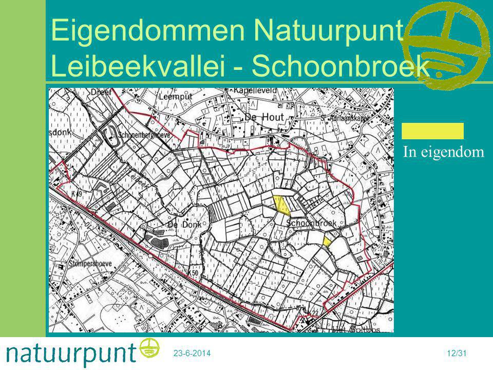 Eigendommen Natuurpunt Leibeekvallei - Schoonbroek