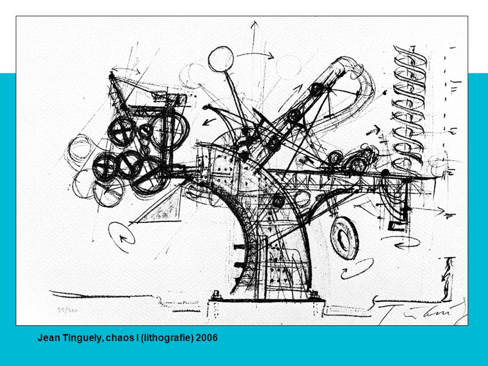 Jean Tinguely, chaos I (lithografie) 2006