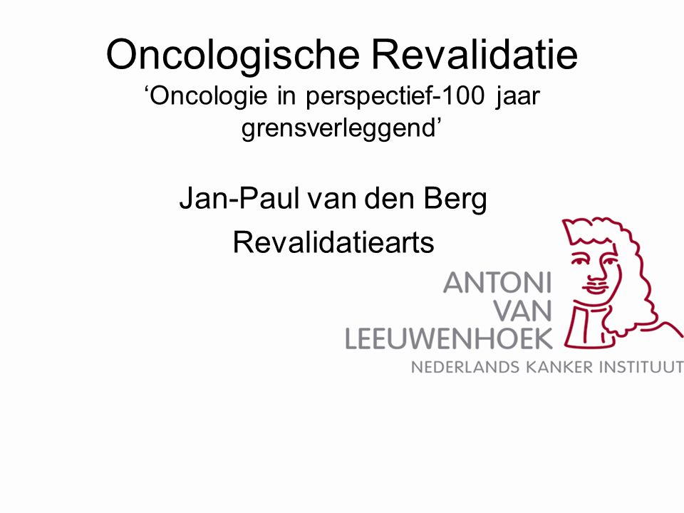 Jan-Paul van den Berg Revalidatiearts