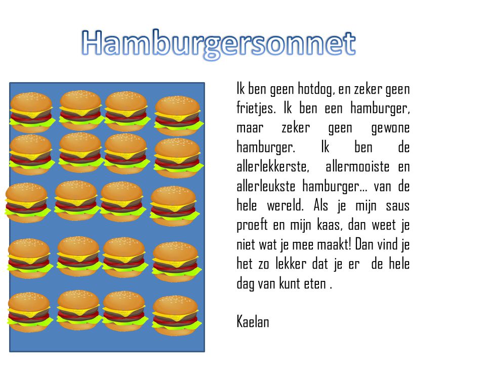 Hamburgersonnet
