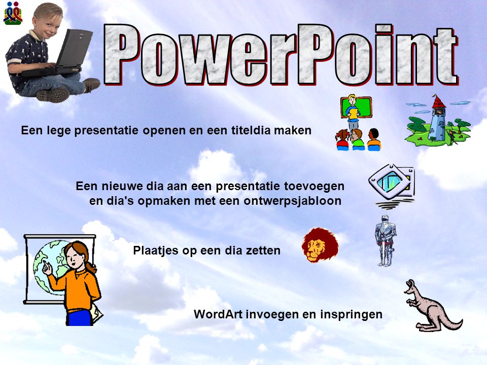 PowerPoint Een lege presentatie openen en een titeldia maken