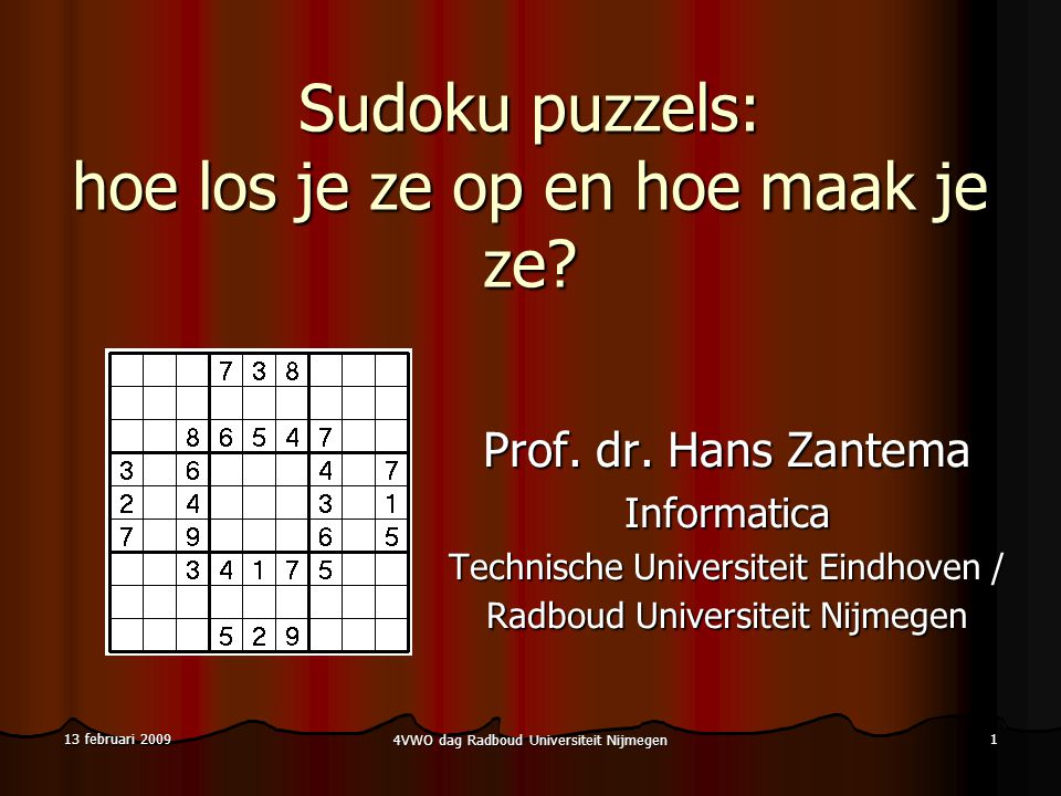 Sudoku puzzels: hoe los je ze op en hoe maak je ze