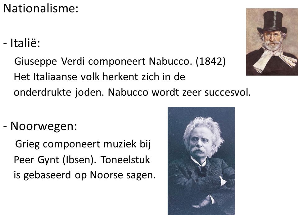 Giuseppe Verdi componeert Nabucco. (1842)