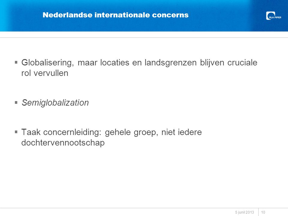 Nederlandse internationale concerns