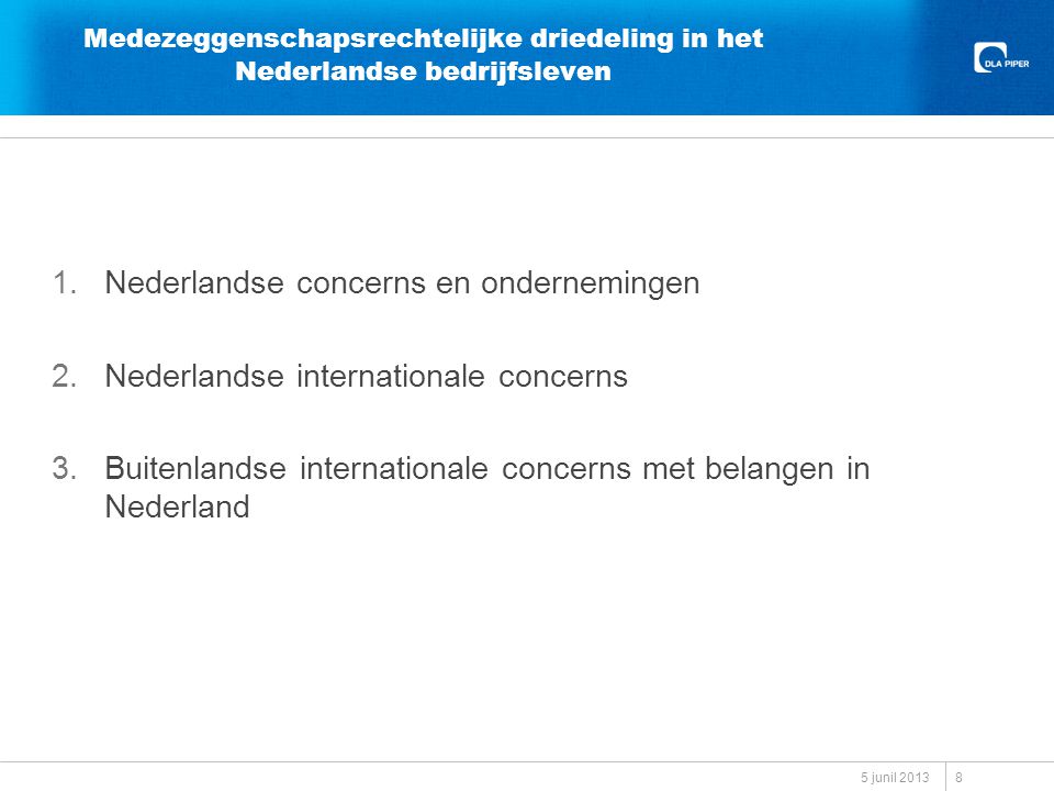 Nederlandse concerns en ondernemingen