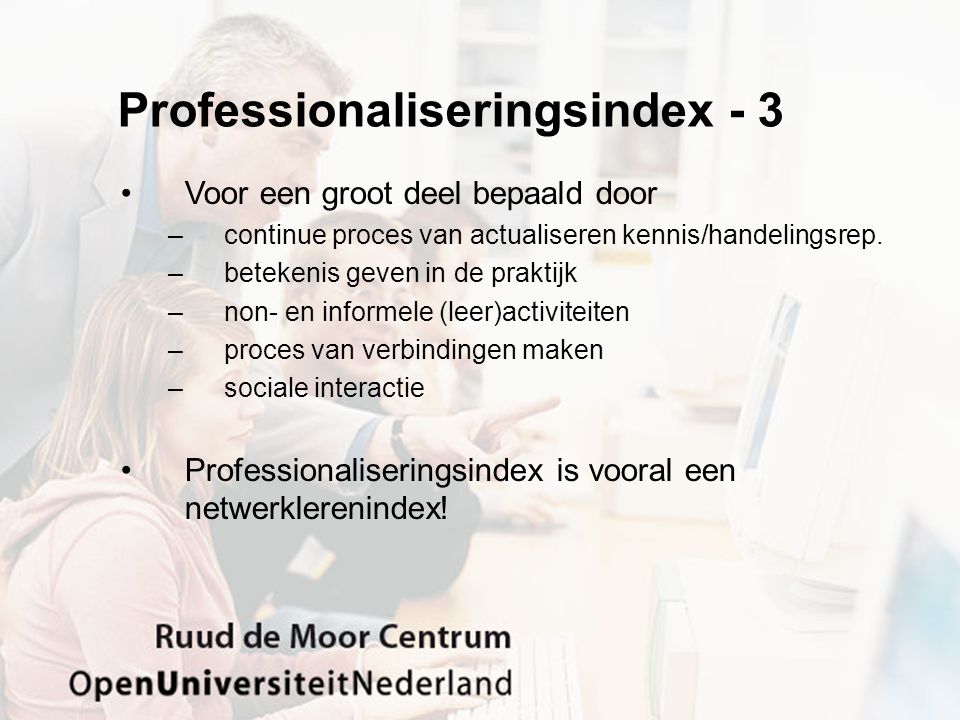 Professionaliseringsindex - 3