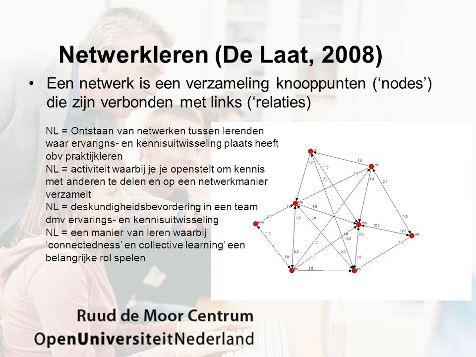 Netwerkleren (De Laat, 2008)