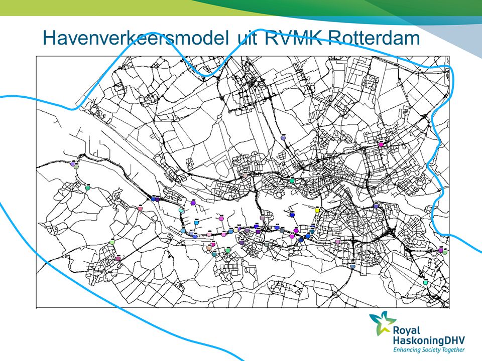 Havenverkeersmodel uit RVMK Rotterdam