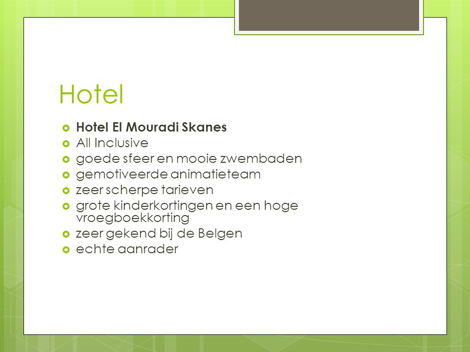 Hotel Hotel El Mouradi Skanes All Inclusive