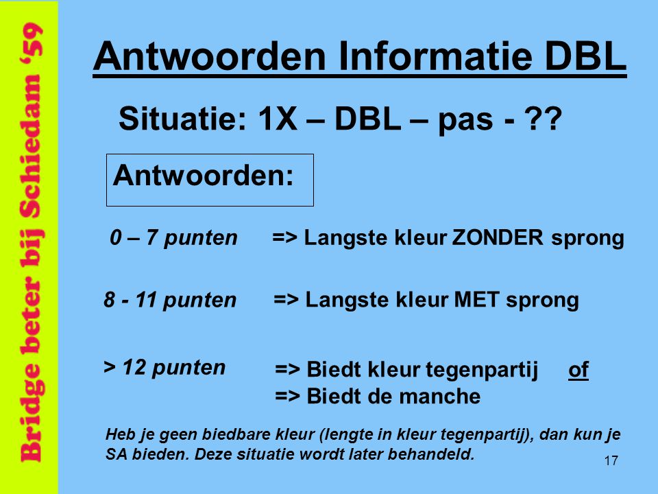 Antwoorden Informatie DBL