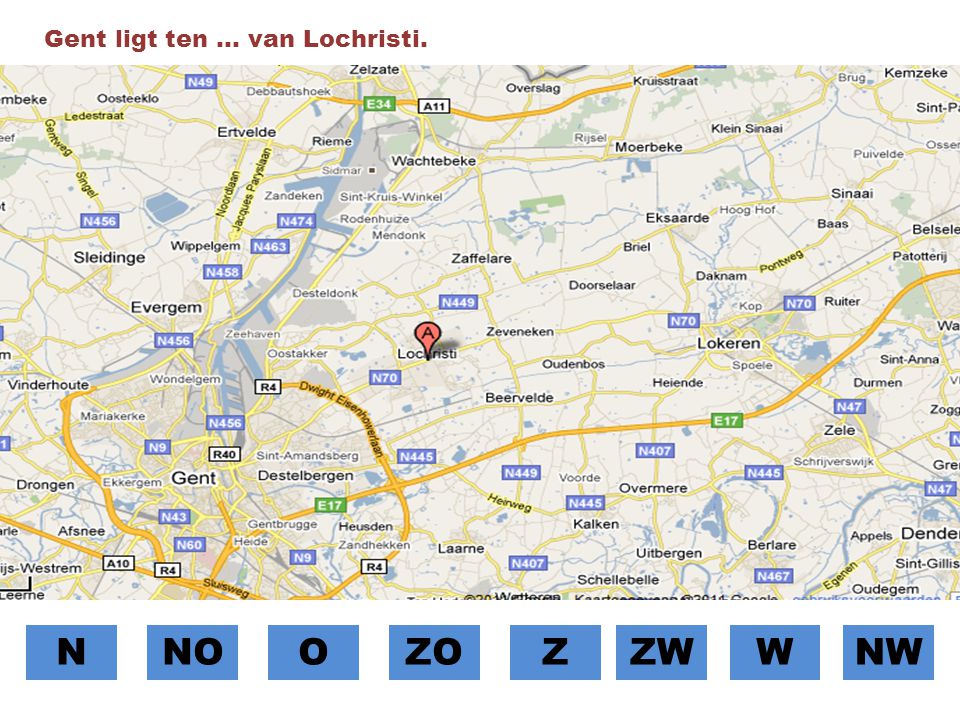 Gent ligt ten … van Lochristi.