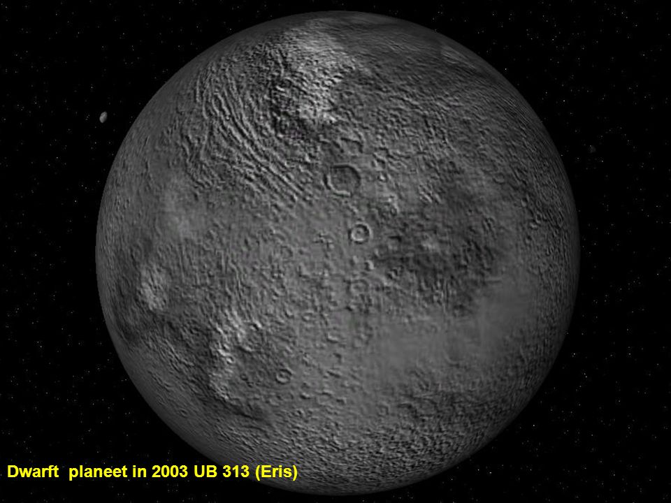 Dwarft planeet in 2003 UB 313 (Eris)