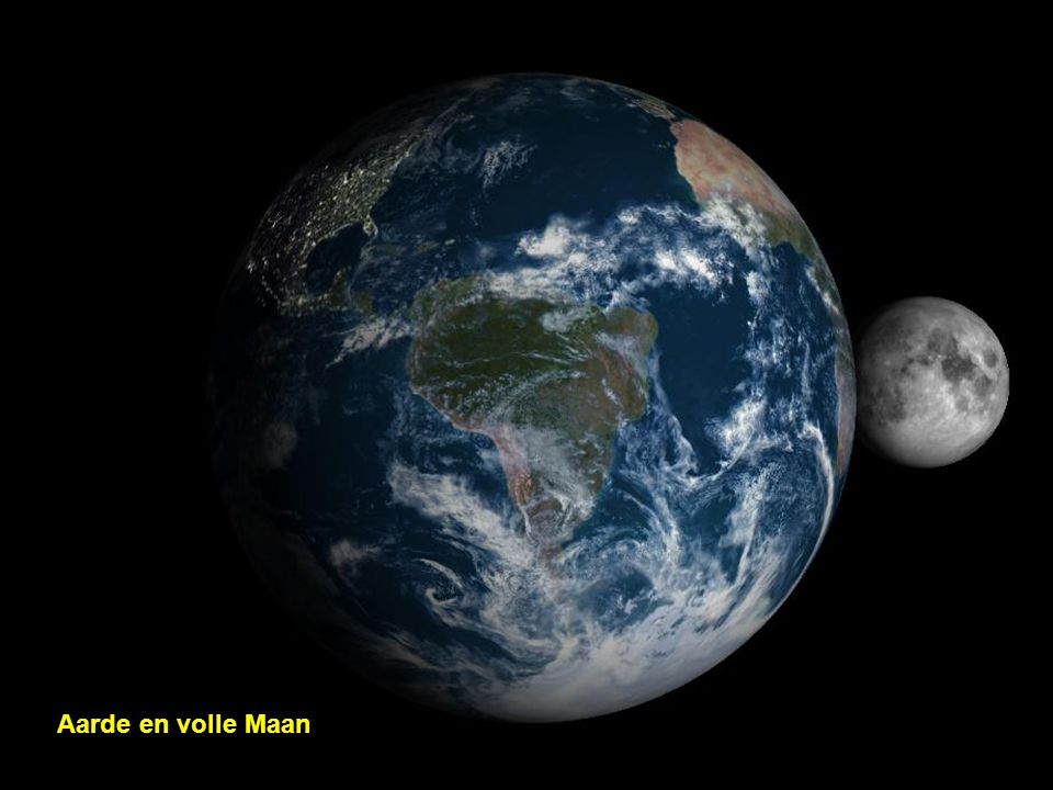 Aarde en volle Maan