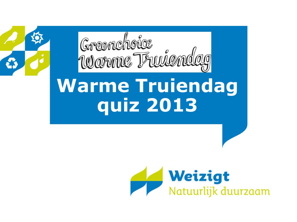 Warme Truiendag quiz 2013