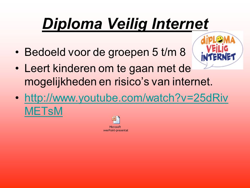 Diploma Veilig Internet