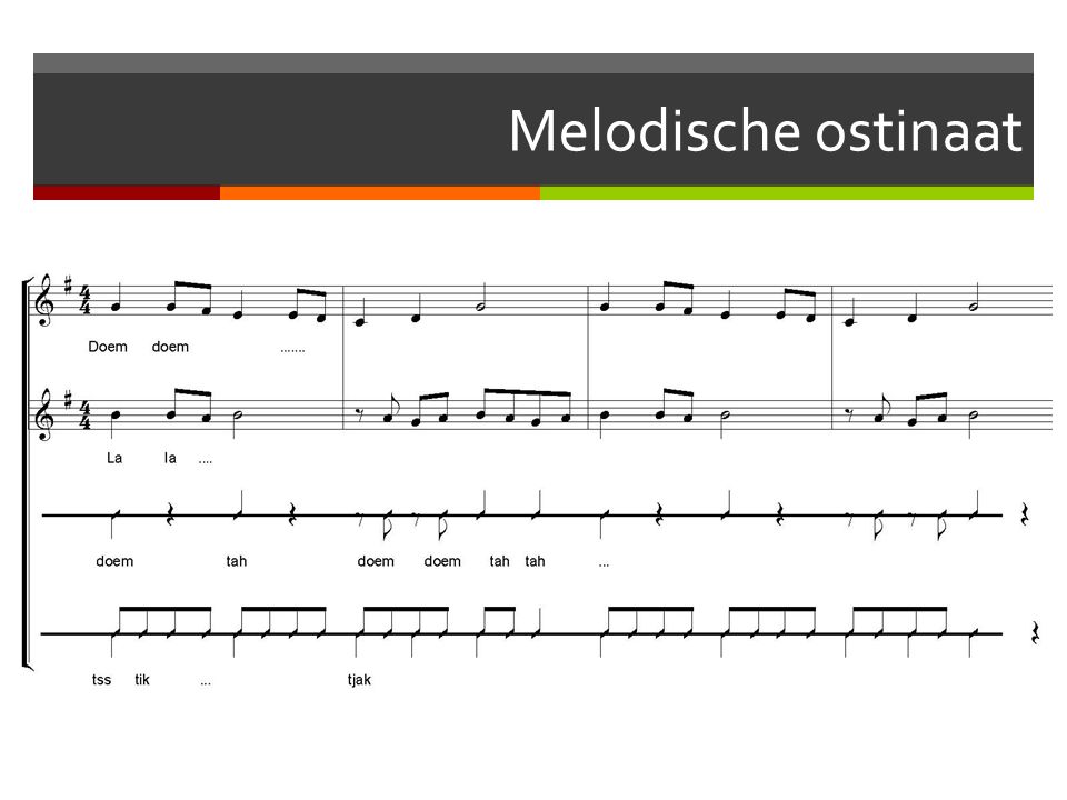 Melodische ostinaat