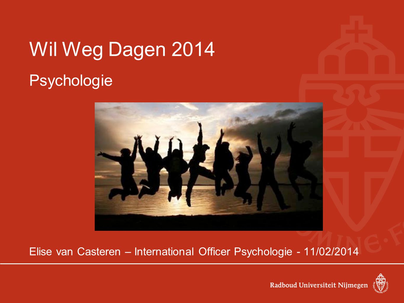 Wil Weg Dagen 2014 Psychologie