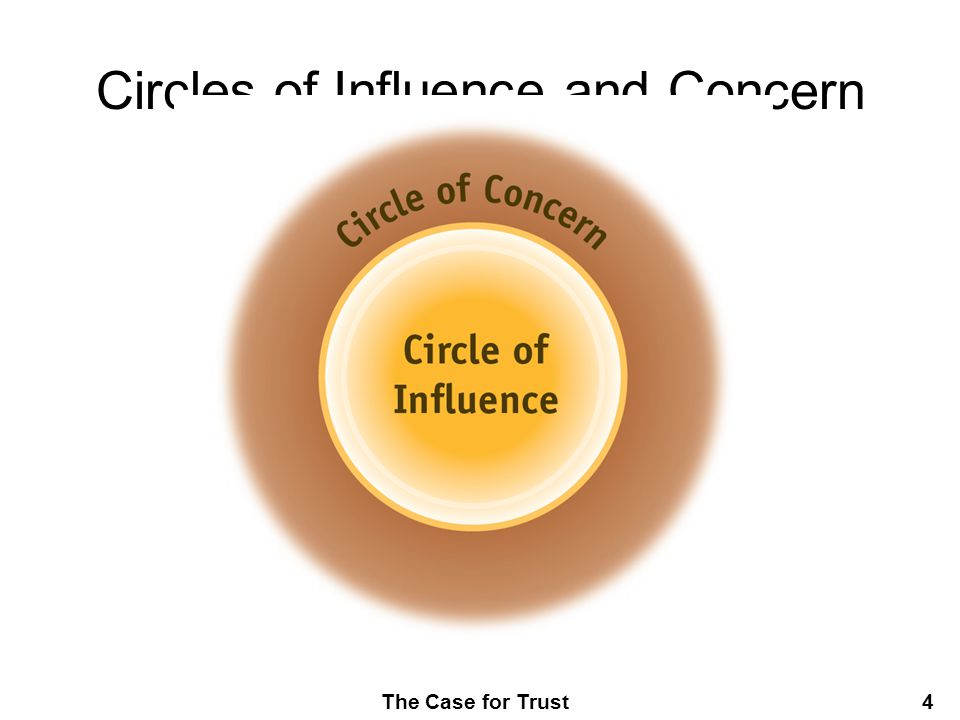 Circles of Influence and Concern
