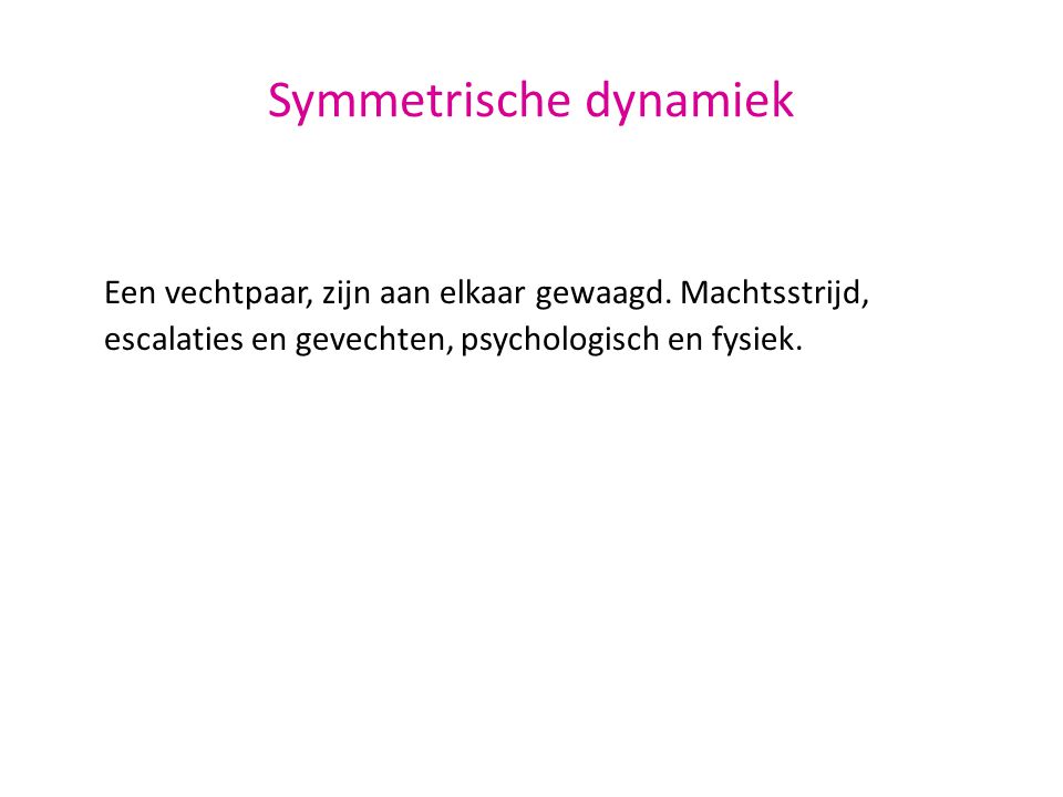 Symmetrische dynamiek