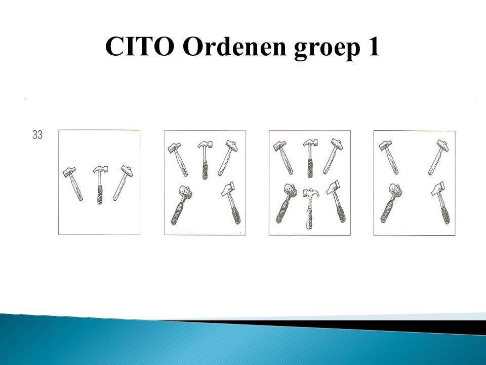 CITO Ordenen groep 1