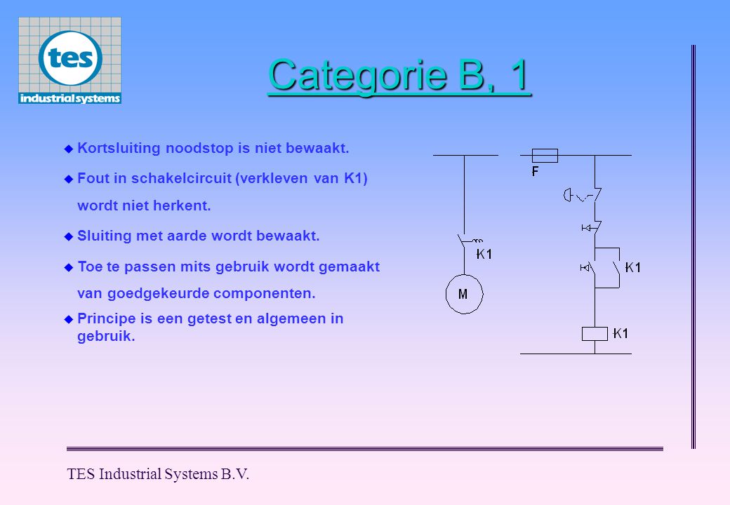 Categorie B, 1 TES Industrial Systems B.V.