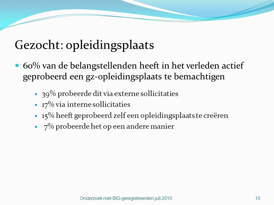 Rapport onderzoek nietBIGgeregistreerden ppt download