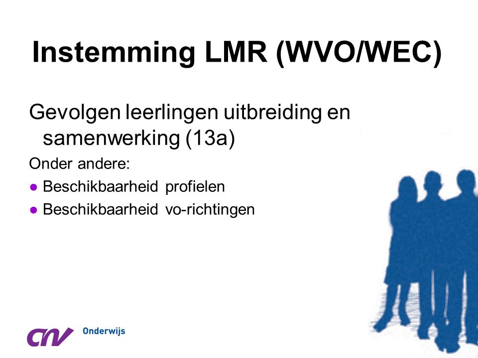 Instemming LMR (WVO/WEC)