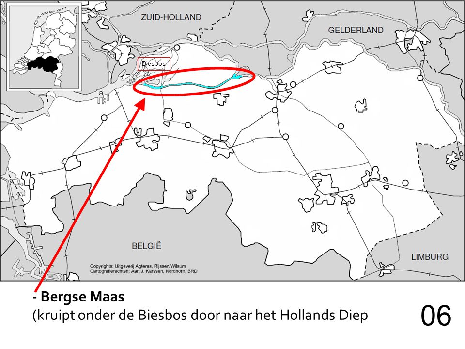 06 - Bergse Maas (kruipt onder de Biesbos door naar het Hollands Diep
