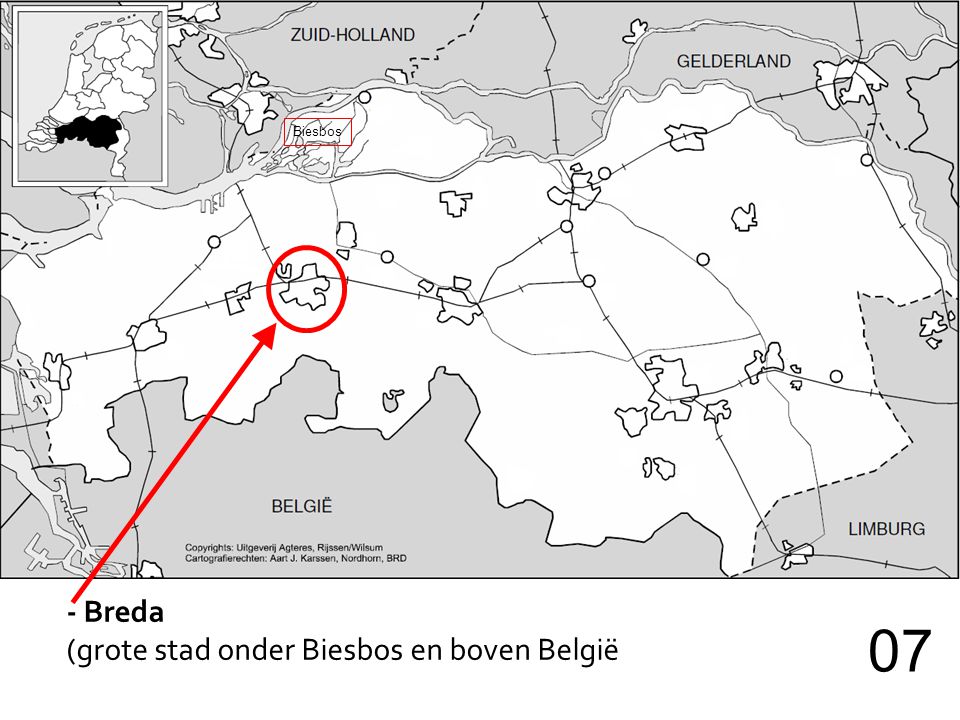 Biesbos - Breda (grote stad onder Biesbos en boven België 07