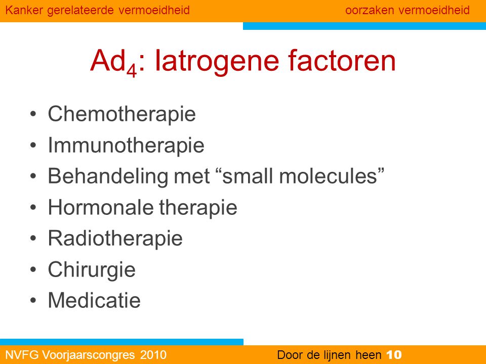Ad4: Iatrogene factoren
