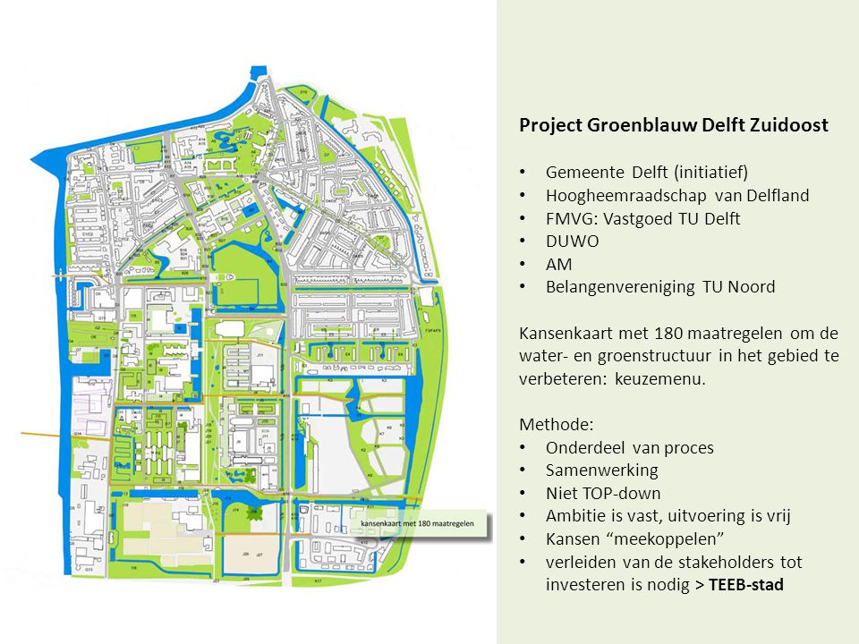 Project Groenblauw Delft Zuidoost