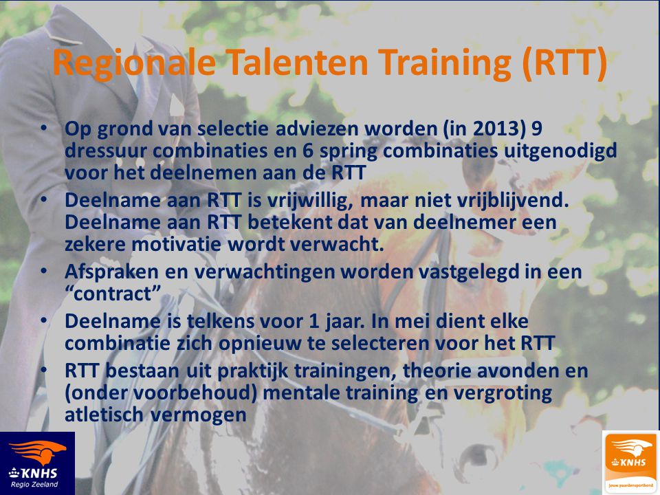 Regionale Talenten Training (RTT)