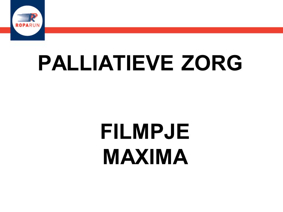 PALLIATIEVE ZORG FILMPJE MAXIMA