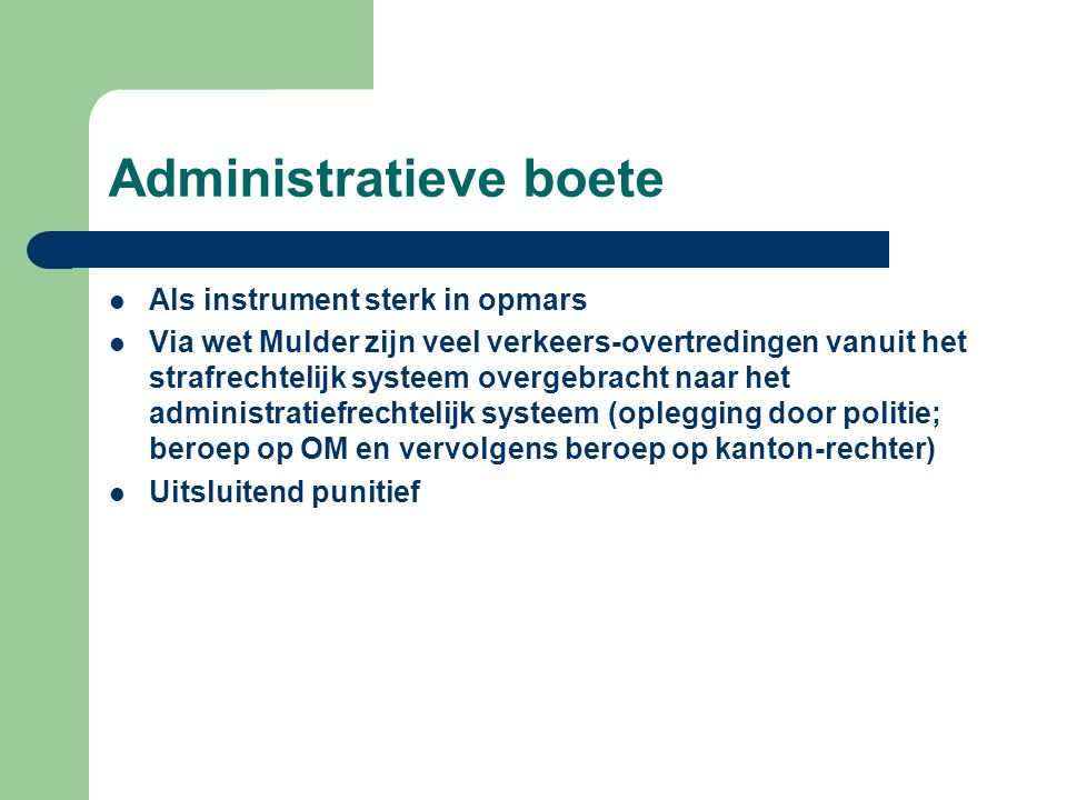 Administratieve boete