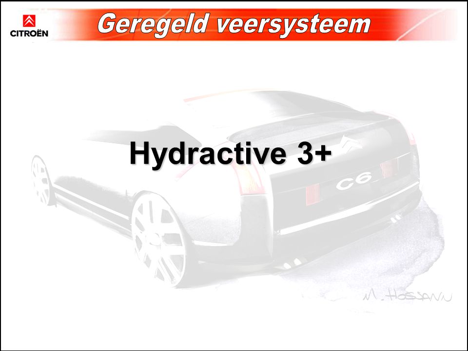 Hydractive 3+ Geregeld veersysteem