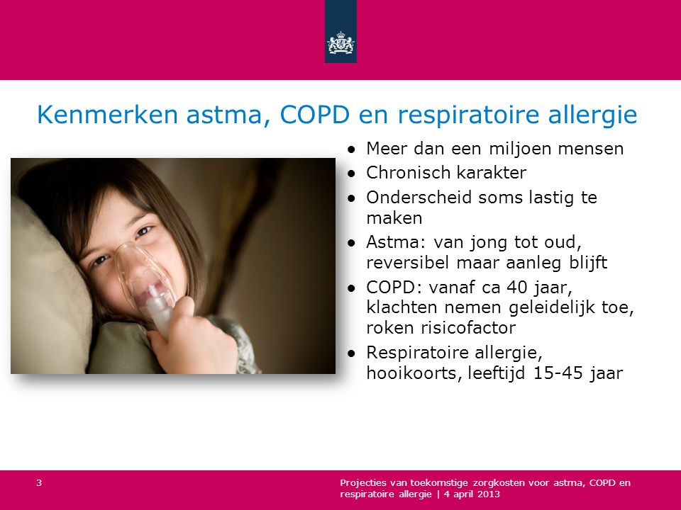 Kenmerken astma, COPD en respiratoire allergie