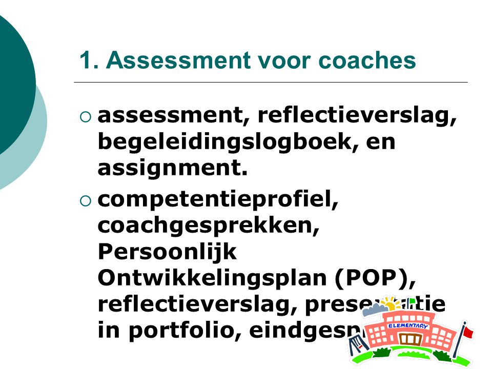 1. Assessment voor coaches