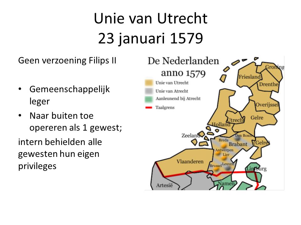 Unie van Utrecht 23 januari 1579