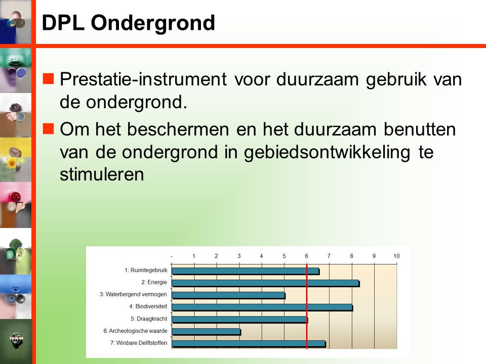 DPL Ondergrond Prestatie-instrument voor duurzaam gebruik van de ondergrond.