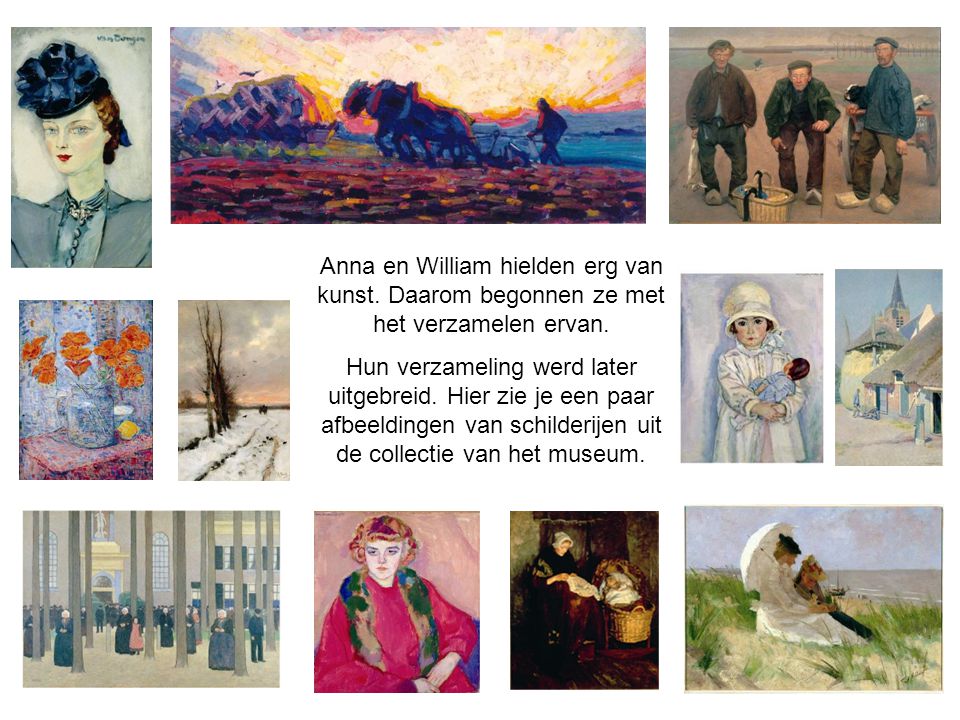 Anna en William hielden erg van kunst